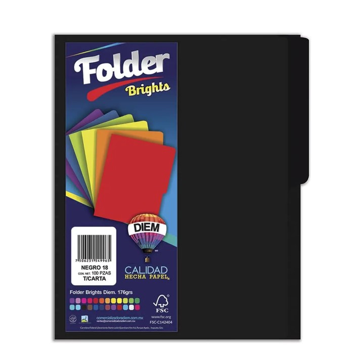 FOLDER CARTA NEGRO en INTERNET AROM Coyoacán